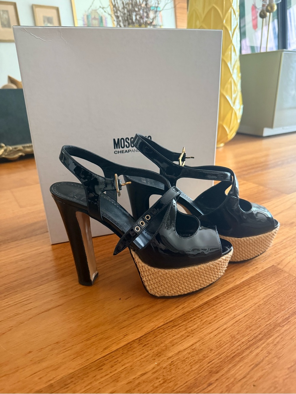 Moschino Cheap and Chic Vivian platform sandals